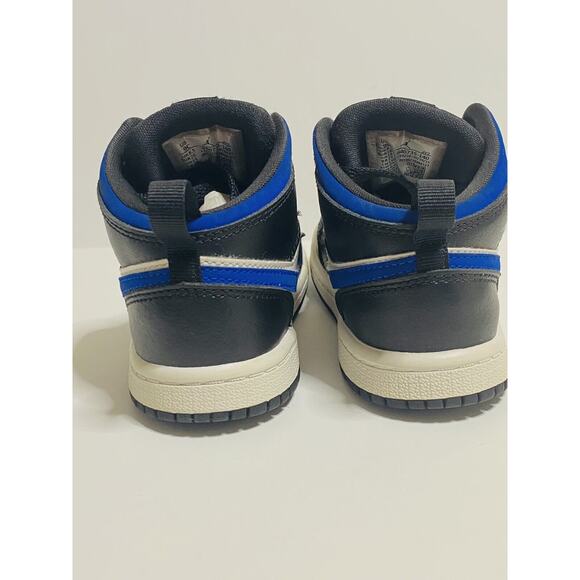 Jordan 1 Mid Unisex Baby Shoes Size 9C Boy Girl Blue Black  Jordan 1 Mid Unisex Baby Shoes Size 9C Boy Girl Blue Black